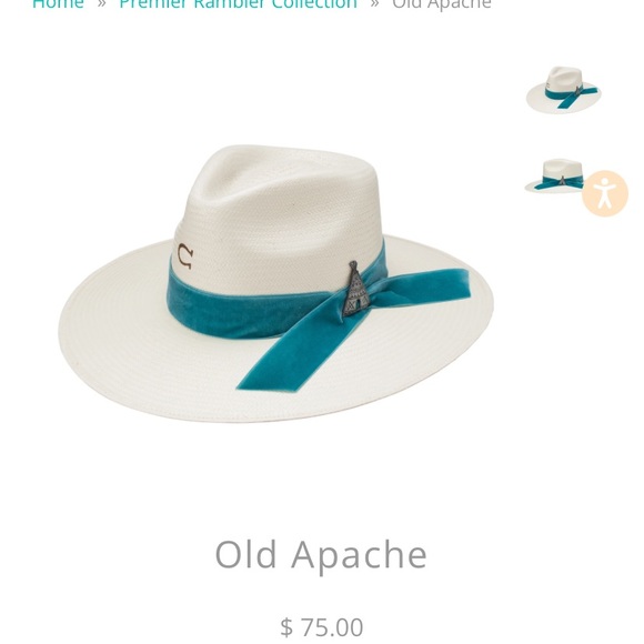🩵NWOT Charlie 1 Horse Old Apache Hat - Picture 2 of 8
